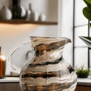 Glass Chocolate Wave Jarra Bola