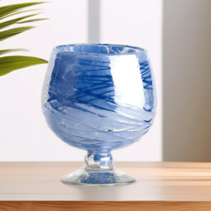 Glass Cognac Blue