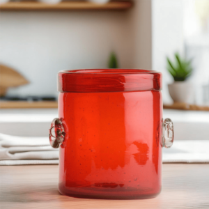 Glass Cooler Red