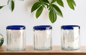 Glass Cup Blue - Imagen 2