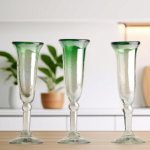 Glass Green Flauta