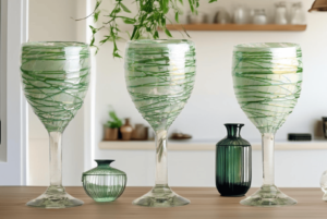 Glass Green Vino Tinto - Imagen 3