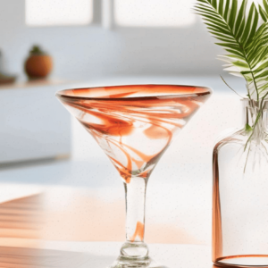 Glass Martini Orange