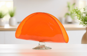 Glass Napkin Holder Orange
