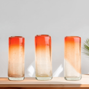 Glass Tequila Shot Orange Fade