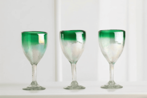 Glass White Wine Green - Imagen 4