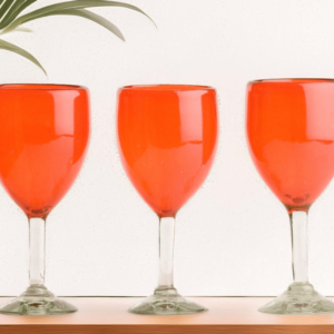 Glass White Wine Orange