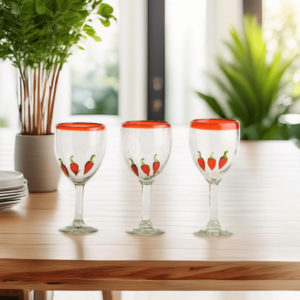 Glass White Wine Red