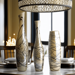 Vase Polo Chocolate Swirl Set