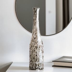 Vase Polo Light Chocolate Splatter