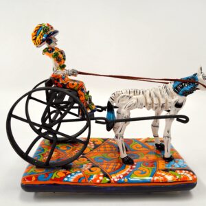 Calandria Talavera Carriage Figurine