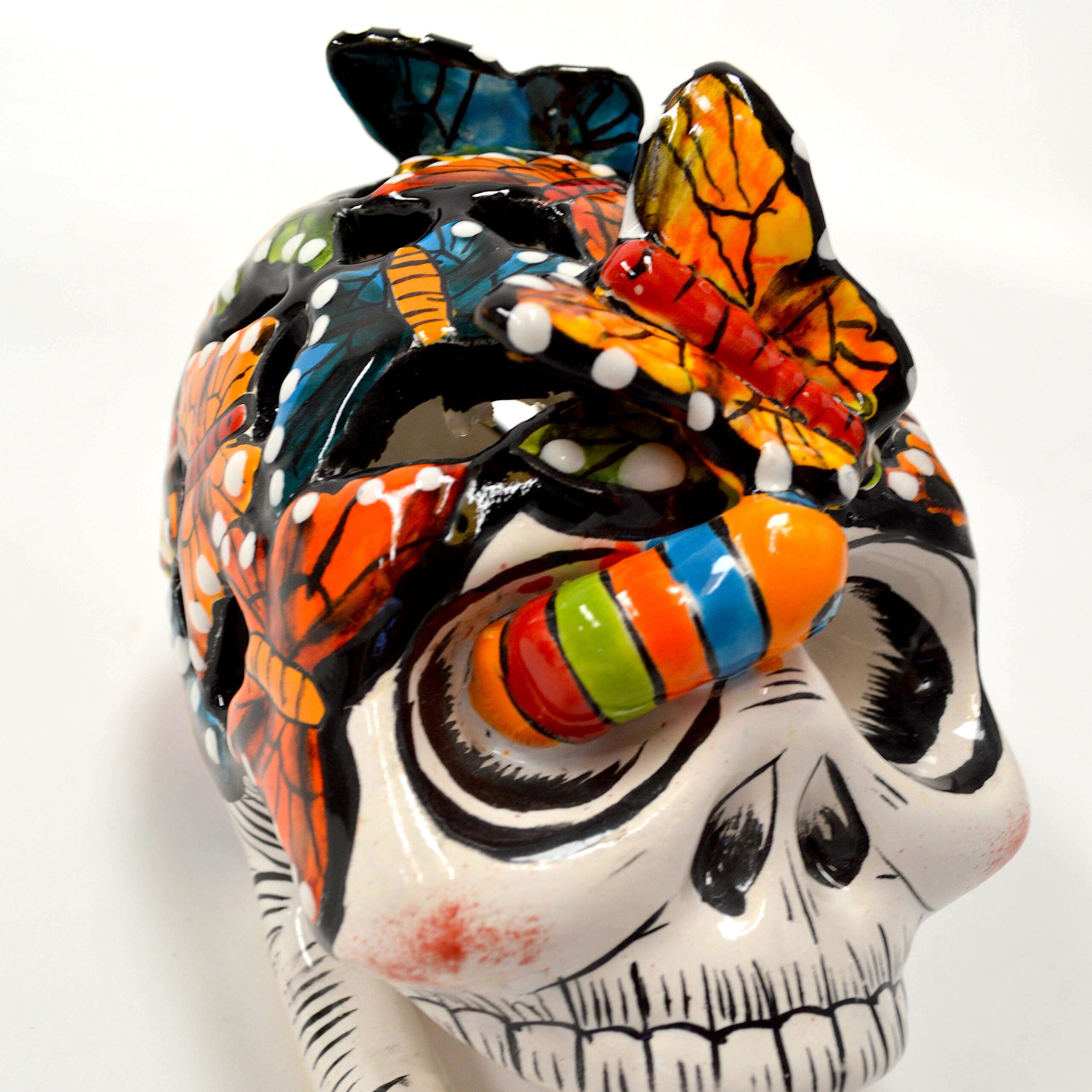 Cráneo Calado Mariposas